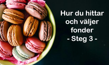 Steg 3 – Hur du hittar och väljer fonder